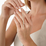 Graduated Oval Lab Grown Diamond Bracelet, Seraphiel