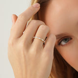 Marquise & Round Diamond Wedding Band, Mirae