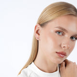 Mixed Cut Diamond Cluster Studs, Noralisse