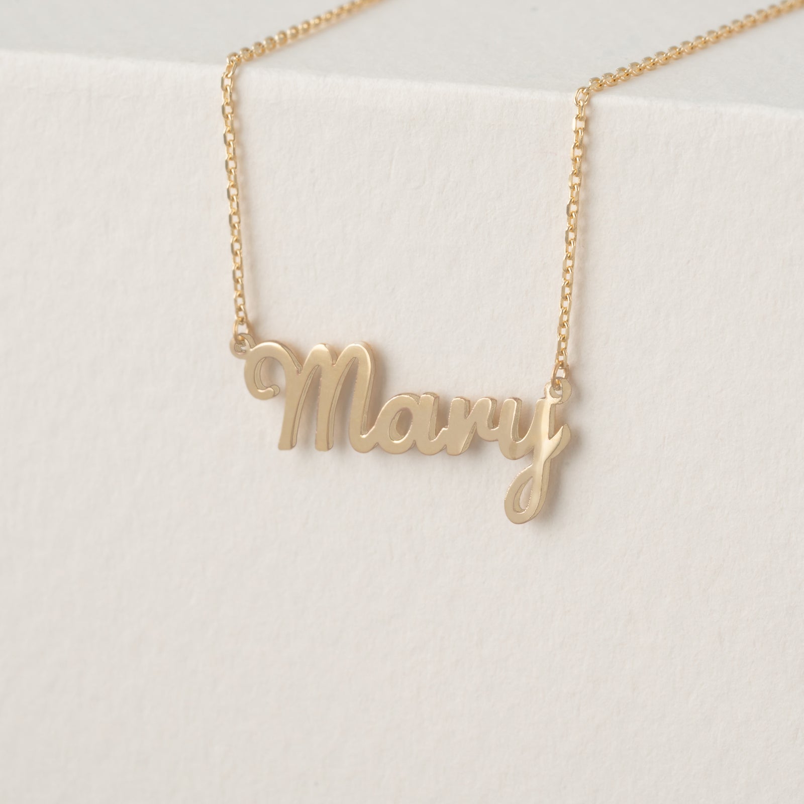 14k Solid Gold Name Necklace 14k Sold Gold Name Necklace Name