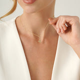 Gold Old English Number Charm, Zephyrella