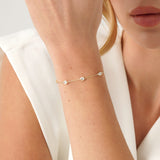 Oval Lab Diamond Station Bracelet, Caeloria