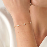 Oval Lab Diamond Station Bracelet, Caeloria