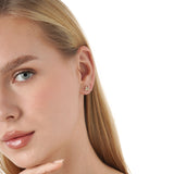 Pave Clover Diamond Earrings, Sura