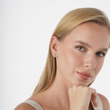 Pave Clover Diamond Earrings, Sura