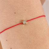 Petite Pave Star String Bracelet, Nivaria