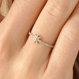 Diamond Starburst Ring, Tyn