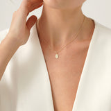 Solid Gold Personalized Charm, Caladriya