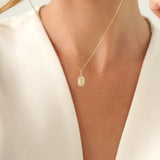 Solid Gold Personalized Charm, Caladriya