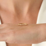 Minimalist Geometric Stackable Ring,  Iska