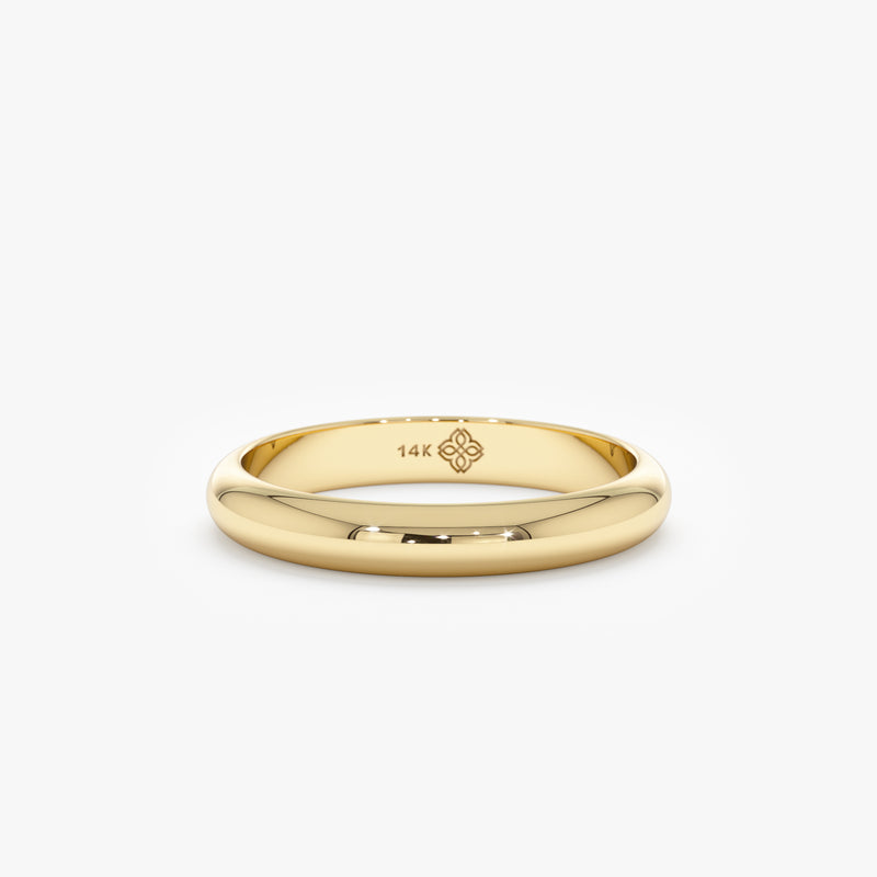 3mm 14k online gold band