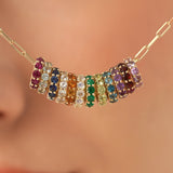 Gemstone Rondelle Charm, Seraphessa