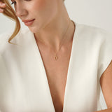 Solid Gold Rope Textured Initial Charm, Nirellia