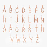 Solid Gold Initial Charm, Virelynn