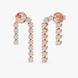 Lab Grown Diamond Drop Earrings, Zemirae