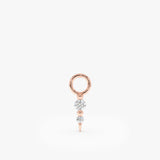Dainty Diamond Spike Dangle Charm, Olyn