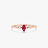 Marquise Ruby Ring, Senn
