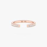 Lab Grown Diamond Cuff Ring, Anouk