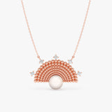 Pearl Pendant Necklace, Zanarelle