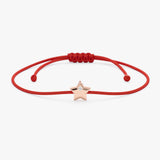 Small Gold Star Bracelet with Single Diamond, Nivaria