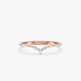 Oval and Round Diamond Nesting Ring