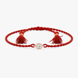 Oval Lab Diamond String Bracelet, Tierney