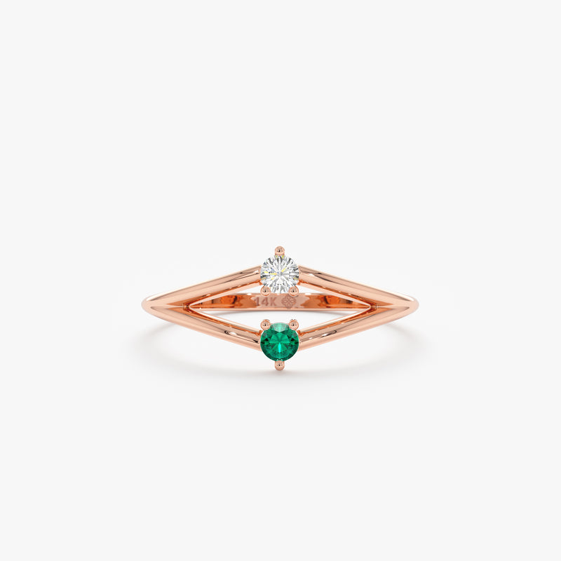 handmade rose gold ring