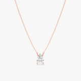 Pear Shape Lab Diamond Necklace, Ziva