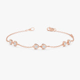 Heart Shape Diamond Bracelet, Virelai