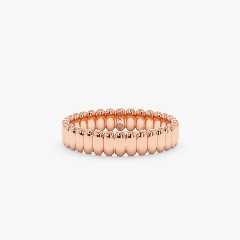 rose gold wedding ring