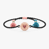 Ruby Heart Coin Bracelet, Elarisyn