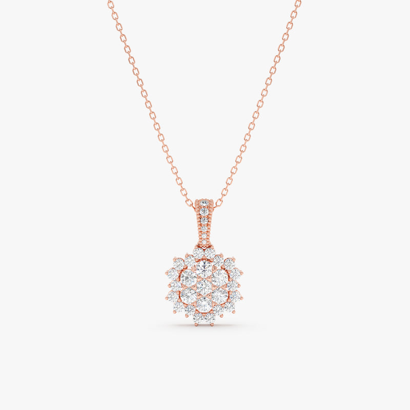 Diamond Starburst Pendant Necklace, Dream