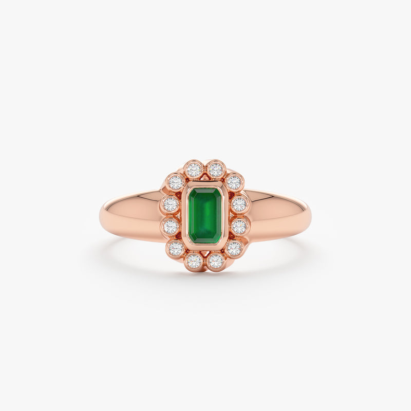 rose gold stacking band