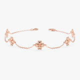Gold Multi Clover Bracelet, Solynne