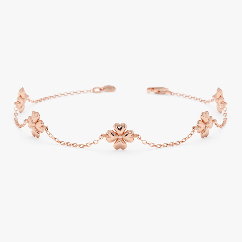 Gold Multi Clover Bracelet, Solynne