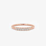 rose gold minimalistic band