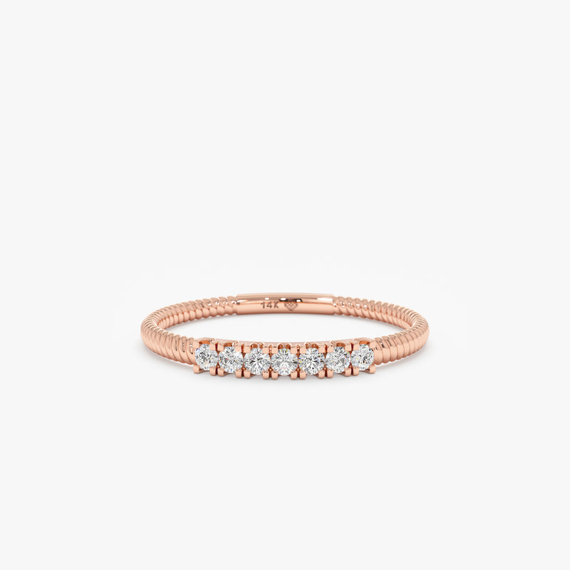 rose gold minimalistic band