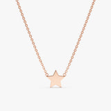 rose gold minimalistic star