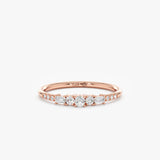 rose gold minimalistic ring