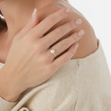 Beaded Halo Pearl Ring, Fira