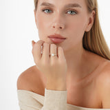 Beaded Halo Pearl Ring, Fira