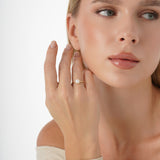 Beaded Halo Pearl Ring, Fira