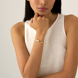 Genuine Gold Bangle, Mix Shape Diamond Bangle,Fiora