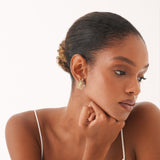 Diamond Starburst Statement Earrings, Serelise