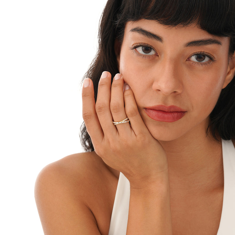 Lab-Grown Diamond X-Ring, Virelline