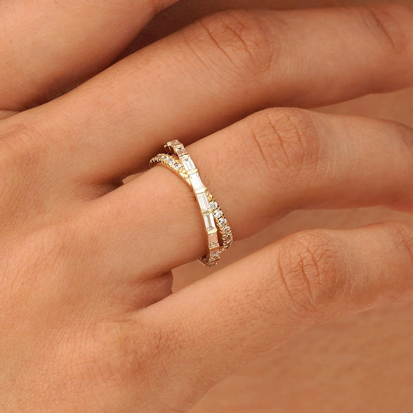 Lab-Grown Diamond X-Ring, Virelline