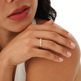 Lab Grown Diamond Criss-Cross Ring, Thalynne