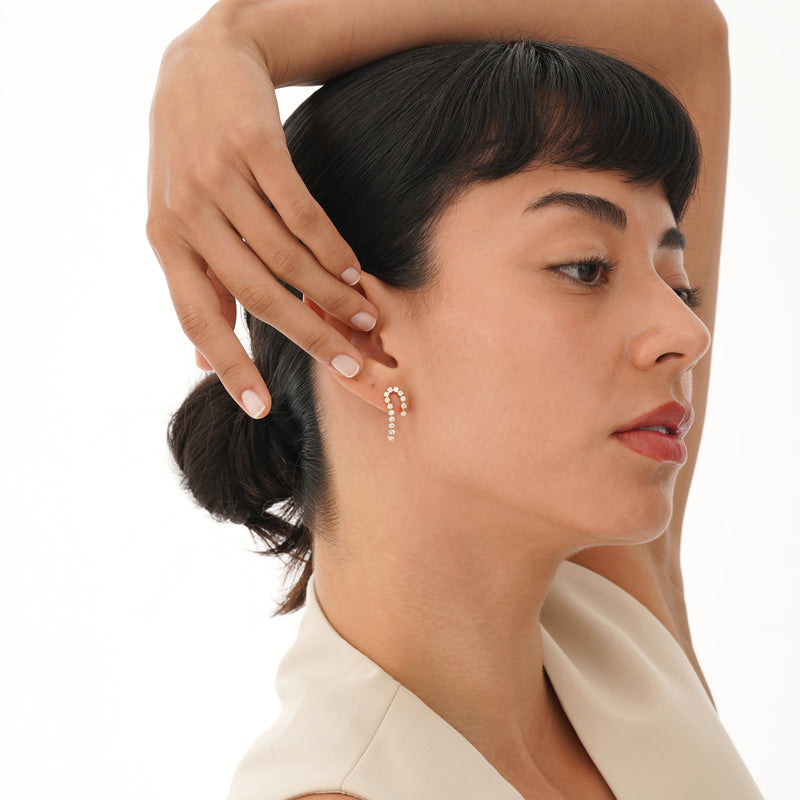 Lab Grown Diamond Drop Earrings, Zemirae