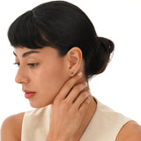 Lab Emerald and Diamond Studs, Ravela