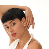 Petite Natural Aquamarine Stud Earrings, Norelia